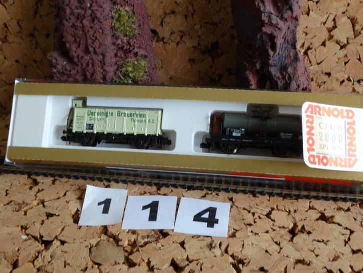 N-Spoor: Adv 114: Arnold clubset 2000, nr 70008, Nieuw, OVP, Hobby en Vrije tijd, Modeltreinen | N-Spoor, Nieuw, Wagon, Gelijkstroom of Wisselstroom