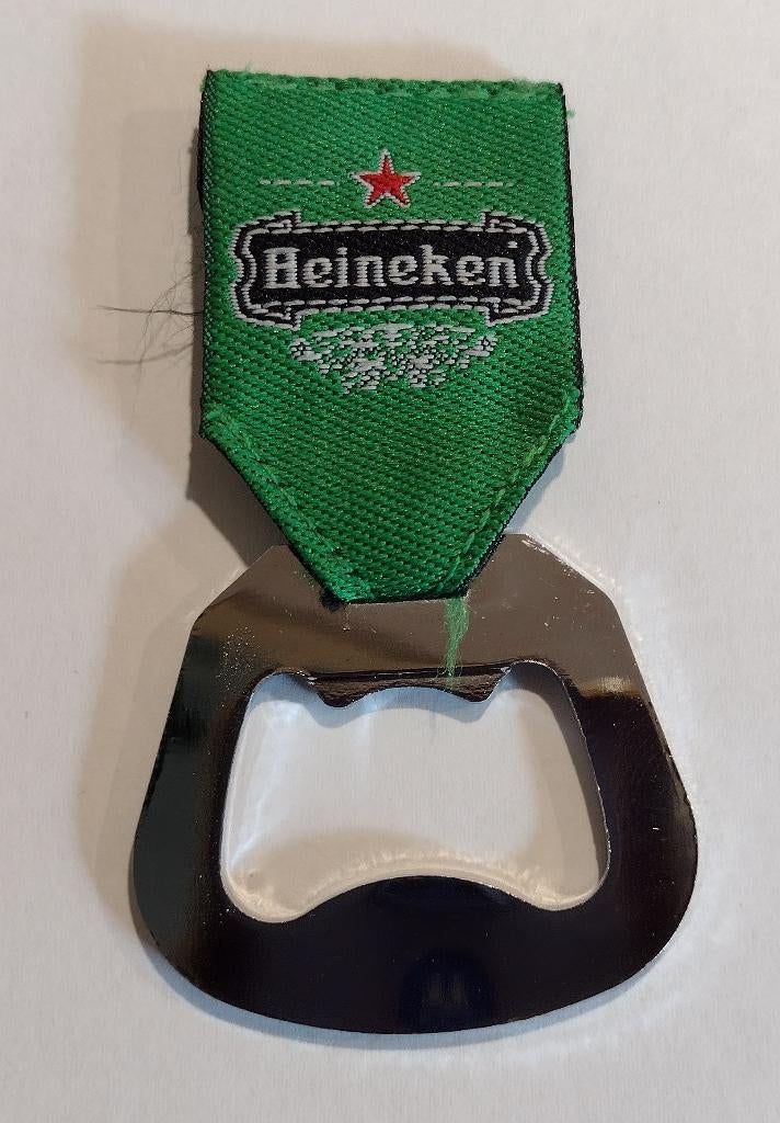Heineken Opener “Lintje”. (H), Verzamelen, Biermerken, Ophalen of Verzenden, Gebruikt, Flesopener, Heineken