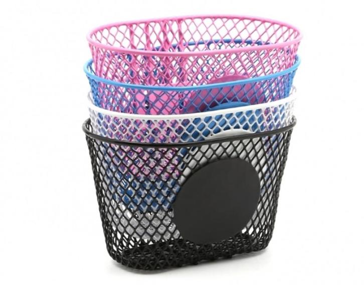 Manden roze,zilver,zwart,blauw,rood, mooi modellen meer kope, Fietsen en Brommers, Fietsaccessoires | Fietsmanden, Nieuw, Overige typen