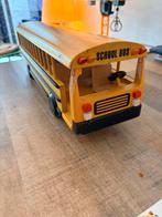 Houten Schoolbus - Stevig Speelgoed, Kinderen en Baby's, Speelgoed | Houten speelgoed, Ophalen of Verzenden, Gebruikt, Duw- of Trekspeelgoed