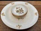 Koninklijke Plateelfabriek,Petit four set , Gouddecratie,, Antiek en Kunst, Ophalen of Verzenden