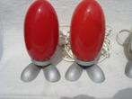 3x Vintage design Ikea Dino egg tafellamp Tatsuo Konno, Ophalen of Verzenden, Gebruikt, Glas, Minder dan 50 cm