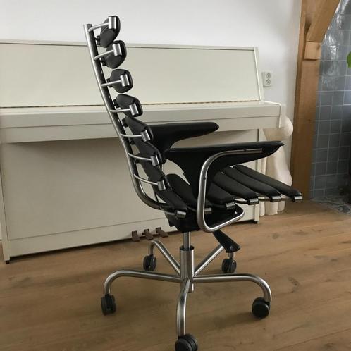 De Sede model type DS 2100 design bureaustoel zwart, Huis en Inrichting, Bureaustoelen, Gebruikt, Zwart, Ophalen