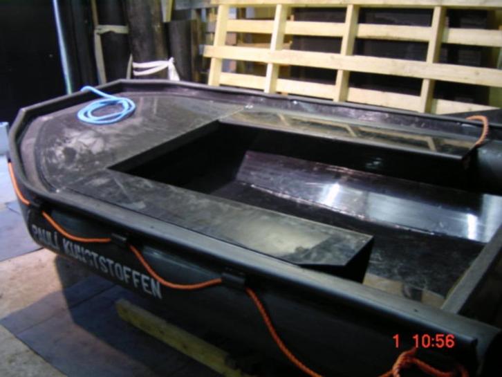 HDPE visbootje, Watersport en Boten, Hengelsport | Algemeen, Gebruikt, Ophalen