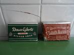 2x Oud pakje shag tabak Douwe Egberts Louis Doize, Verzamelen, Ophalen, Gebruikt, Tabaksdoos of Verpakking