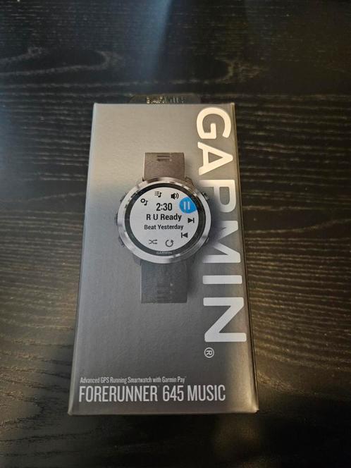 Garmin Forerunner 645 Music, Sieraden, Tassen en Uiterlijk, Smartwatches, Android, Zwart, Ophalen of Verzenden