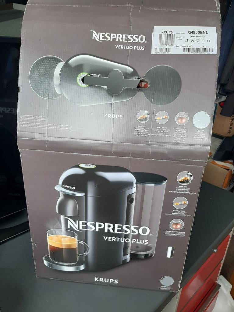 Nespresso Vertuo Plus Koffiezetapparaat - Perfecte Koffie!, Ophalen, Koffiemachine, Zo goed als nieuw, 1 kopje