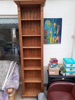Hoge houten kast/boekenkast, Huis en Inrichting, Ophalen, Met plank(en), Minder dan 50 cm, Gebruikt
