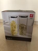 Zwilling table - 2x 1,4L glazen voorraadpotten met deksel, Huis en Inrichting, Keuken | Potten en Pannen, Ophalen of Verzenden