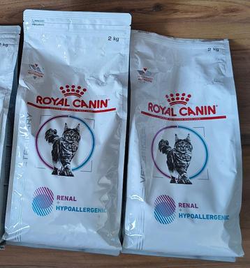 Royal Canin Renal + Hypoallergenic 2 kg + 1,2 kg beschikbaar voor biedingen