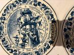 Set van 4 Delfts blauwe seizoensborden + extra, Ophalen of Verzenden