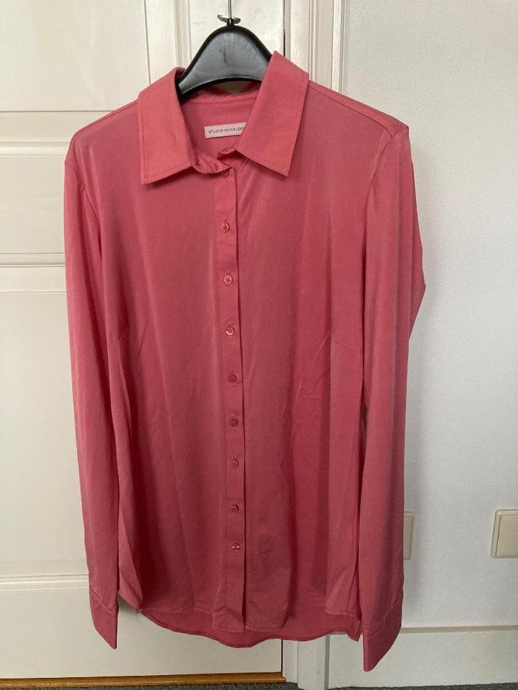 Blouse Studio Anneloes, maat M, roze, als nieuw, Kleding | Dames, Blouses en Tunieken, Zo goed als nieuw, Maat 38/40 (M), Roze