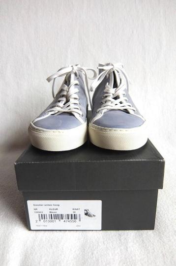 Jan Jansen hoge leren sneakers / gympen blauw maat 36 beschikbaar voor biedingen