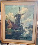 Schilderij Clement van Vlaardingen molen, Ophalen of Verzenden