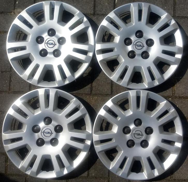# Nette Set Opel Wieldoppen 16 inch Origineel # Netjes #, Auto diversen, Wieldoppen, Verzenden