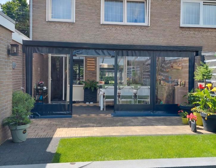 Zeilen overkapping, Tuin en Terras, Overkappingen, Zo goed als nieuw, Veranda, Ophalen