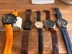 Partij horloges van bekende merken, Sieraden, Tassen en Uiterlijk, Horloges | Heren, Ophalen of Verzenden, Zo goed als nieuw, Staal