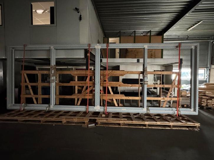 Schuifpui - Nieuw met HR+++ glas 7m13 b x 2m51 h, Doe-het-zelf en Verbouw, Kozijnen en Schuifpuien, Nieuw, Schuifpui, Kunststof