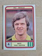 Panini Voetbal 80 Bert van Geffen PEC Zwolle, Ophalen of Verzenden, Zo goed als nieuw, Overige binnenlandse clubs, Poster, Plaatje of Sticker