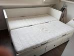 Ikea Hemnes uitschuif bed, Ophalen, Gebruikt, Wit, Tweepersoons
