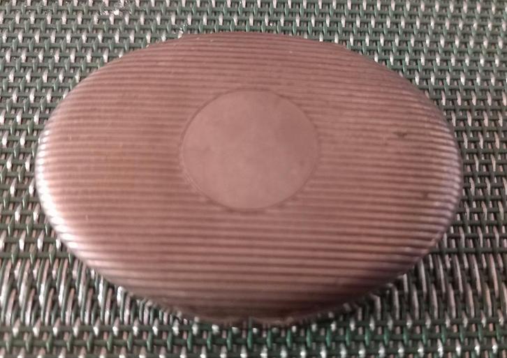 Antiek zilveren pepermunt/pillendoosje, Duits .800 zilver., Antiek en Kunst, Antiek | Goud en Zilver, Zilver, Ophalen of Verzenden