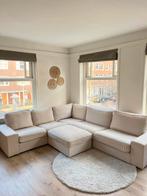 IKEA KIVIK beige hoekbank 5-zits + voetenbank, Huis en Inrichting, Ophalen, Zo goed als nieuw