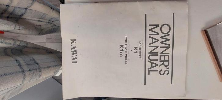 Kawai K1/K1m Synthesizer Handleiding/Gebruikersboekje, Muziek en Instrumenten, Midi-apparatuur, Gebruikt, Ophalen of Verzenden