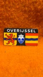 Emaille bord Overijssel, Ophalen of Verzenden, Zo goed als nieuw, Reclamebord