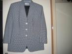 Jas, zwart/wit pepita, 44 MarCona, stretch, Kleding | Dames, Overige kleuren, Maat 42/44 (L), Ophalen of Verzenden, Zo goed als nieuw