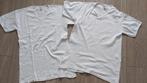 Twee witte V-Hals T-shirts M, Ophalen of Verzenden, Zo goed als nieuw, Wit