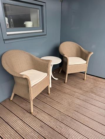 Lloyd Loom 'Lazio' eetkamerstoelen (2x), zeer goede staat beschikbaar voor biedingen