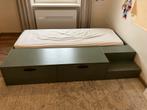 Groen bed VTWonen met matras 80x200, Ophalen, Gebruikt, Eenpersoons, 80 cm