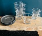 Nespresso koffiekopjes en schotels | ZGAN, Ophalen of Verzenden, Overige stijlen, Kop(pen) en/of Schotel(s), Glas