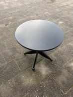 Zwarte Bijzettafel - Stijlvol en Praktisch, Huis en Inrichting, Tafels | Bijzettafels, Minder dan 55 cm, Gebruikt, Metaal of Aluminium