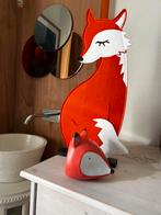 Vos staand vilt + vos hangend keramiek 2 stuks!, Ophalen of Verzenden, Zo goed als nieuw