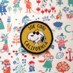 Snoopy Peanuts Joe Cool opnaai plaatje patch badge embleem, Hobby en Vrije tijd, Nieuw, Overige applicaties, Verzenden