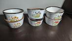 Vintage Wildflower Schaaltjes - Jaren 70, Huis en Inrichting, Keuken | Servies, Ophalen, Gebruikt, Kom(men), Overige stijlen