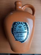 Vintage cognac brandy keramisch kruikje A. Drouillard & cie, Ophalen of Verzenden, Gebruikt, Gebruiksvoorwerp