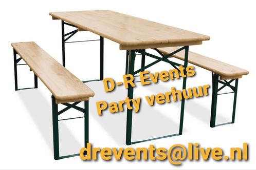 Biertafel - Biertafels - Picknick tafel - Tafel verhuur, Hobby en Vrije tijd, Feestartikelen, Nieuw, Overige, Ophalen