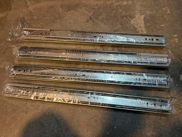 NIEUW Ladegeleiders 50cm 40kg softclose geleider rails beschikbaar voor biedingen
