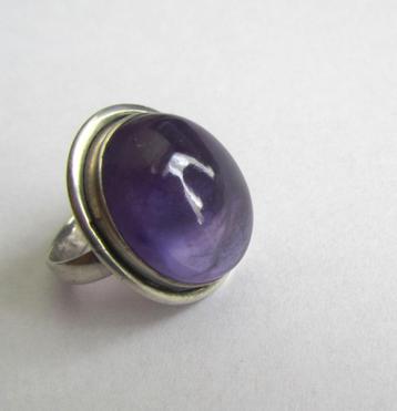 925 Zilveren ring Amethist maat 18,5 beschikbaar voor biedingen