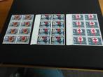1381-1383 Rode Kruis in blokken van 8 zegels 1987 Postfris, Ophalen of Verzenden, Na 1940, Postfris