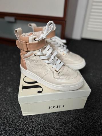 Creme leren sneakers van Josh V maat 37 nieuwstaat beschikbaar voor biedingen
