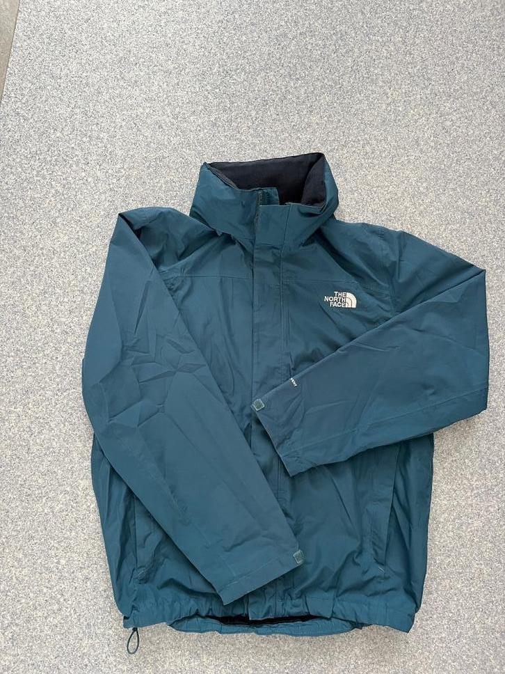 Jas NORTHFACE QUEST maat L met capuchon, Kleding | Heren, Jassen | Zomer, Gedragen, Maat 52/54 (L), Blauw, Ophalen of Verzenden
