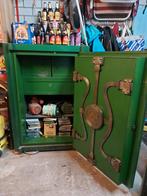 Grote antieke kluis uit +- 1880-1900, Antiek en Kunst, Ophalen of Verzenden