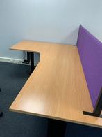 GRATIS robuuste bureaus incl. tussenschotten WEG=WEG, Huis en Inrichting, Ophalen, Gebruikt, Bureau