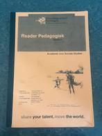 Reader Pedagogiek, Boeken, Ophalen of Verzenden, Alpha, Zo goed als nieuw