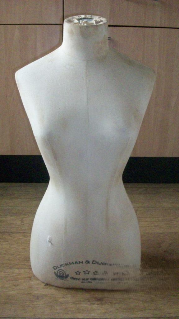 Antieke paspop / buste Dijckman & Dijckman, Antiek en Kunst, Curiosa en Brocante, Ophalen of Verzenden