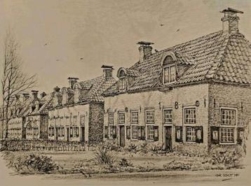 Tekening Renswoude ... "Nieuwe Buurt/ Dorpsstraat "... beschikbaar voor biedingen