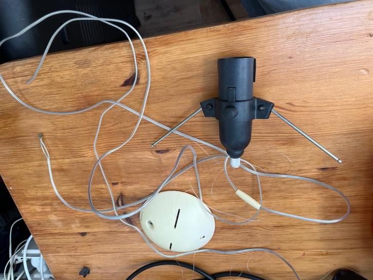 Luceplan constanza hanglamp (zonder kap), Huis en Inrichting, Lampen | Hanglampen, Gebruikt, 75 cm of meer, Kunststof, Ophalen